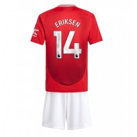 Maglie da calcio Manchester United Christian Eriksen #14 Prima Maglia Bambino 2024-25 Manica Corta (+ Pantaloni corti)